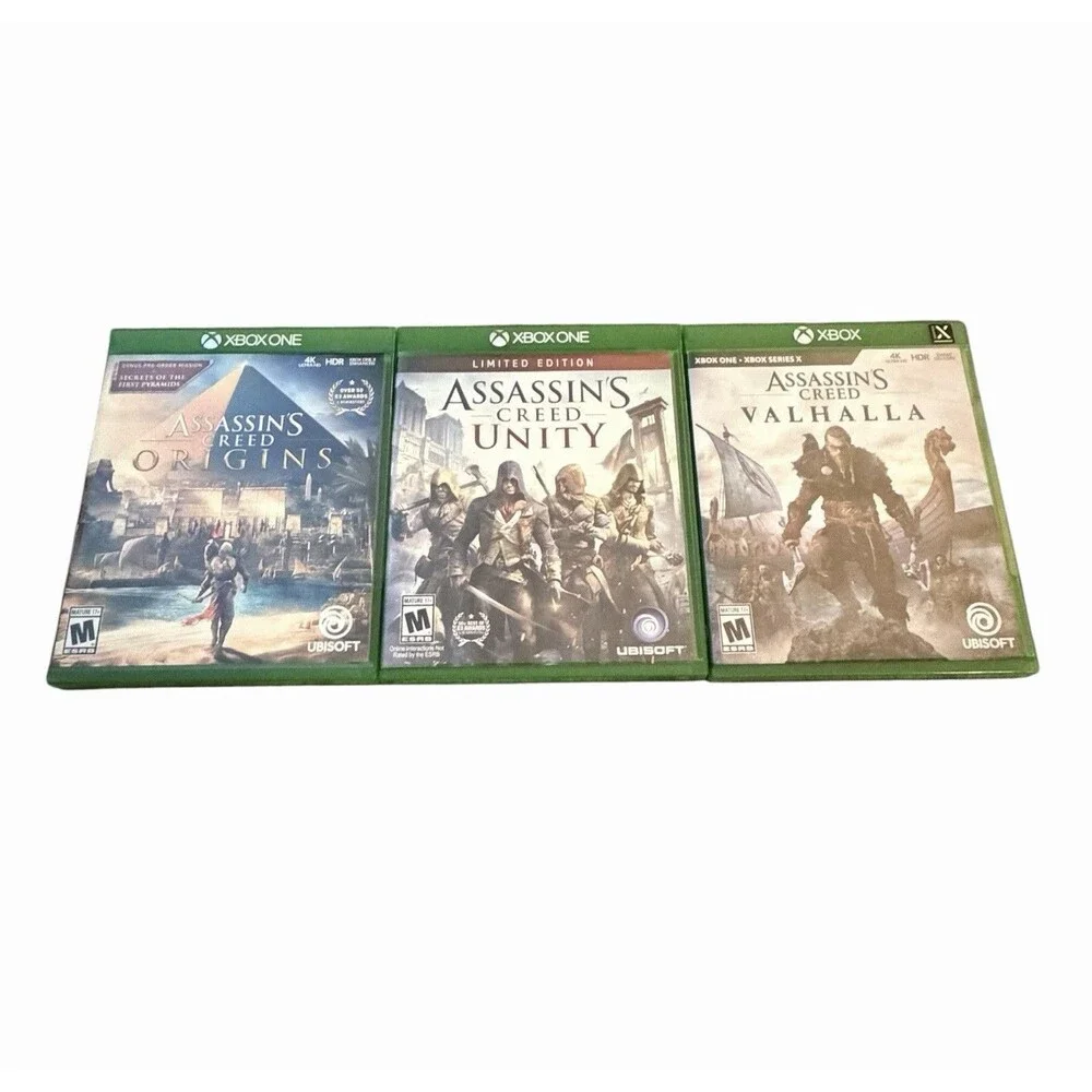 Assassin’s Creed Xbox One Lot Origins Unity Valhalla